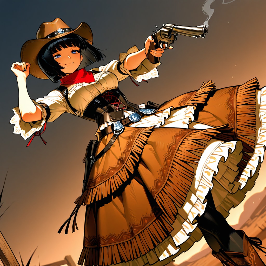 カウガールドレス | の人気AIイラスト・グラビア