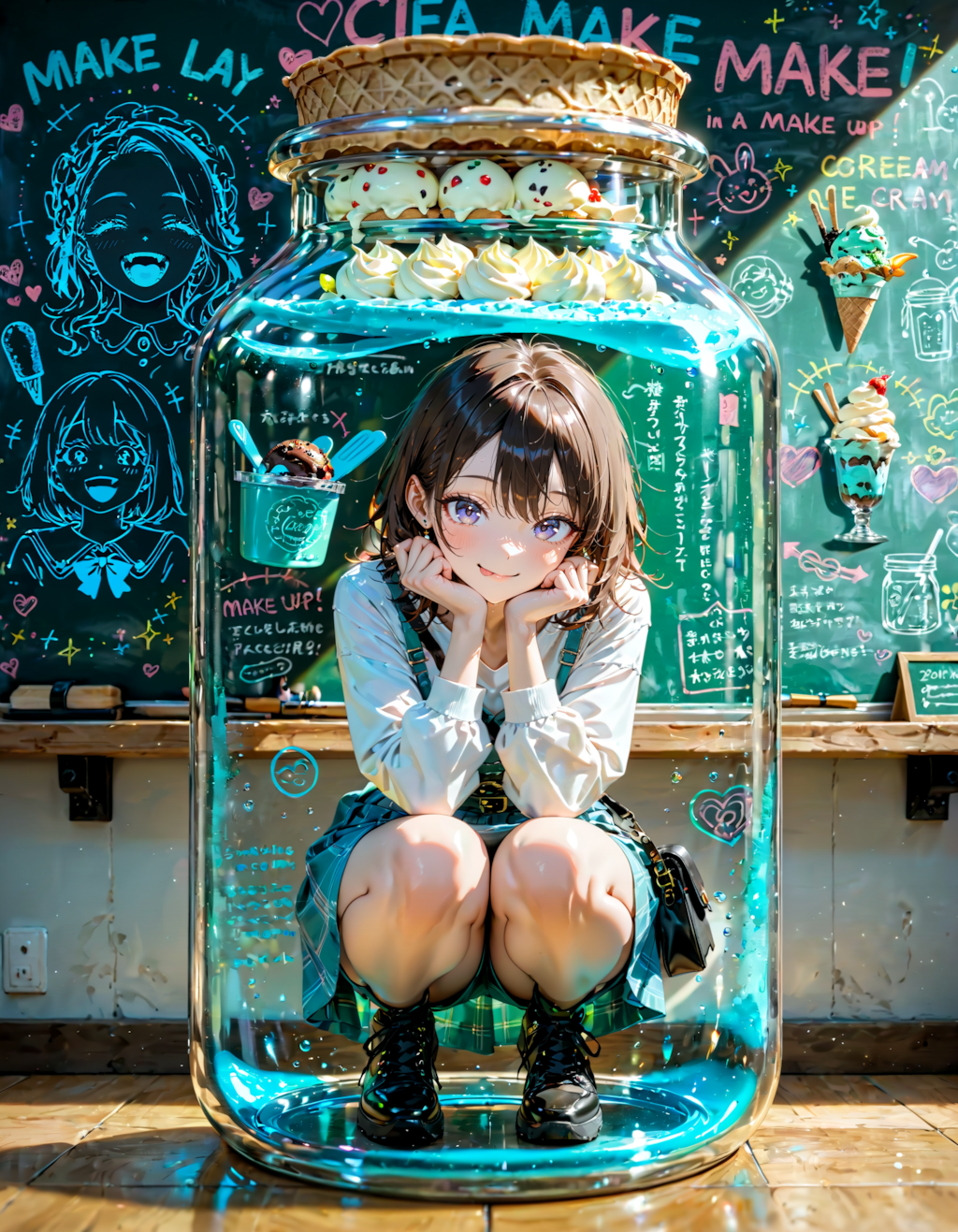 今日は何の日？　アイスクリームの日。黒板の日。メイクの日