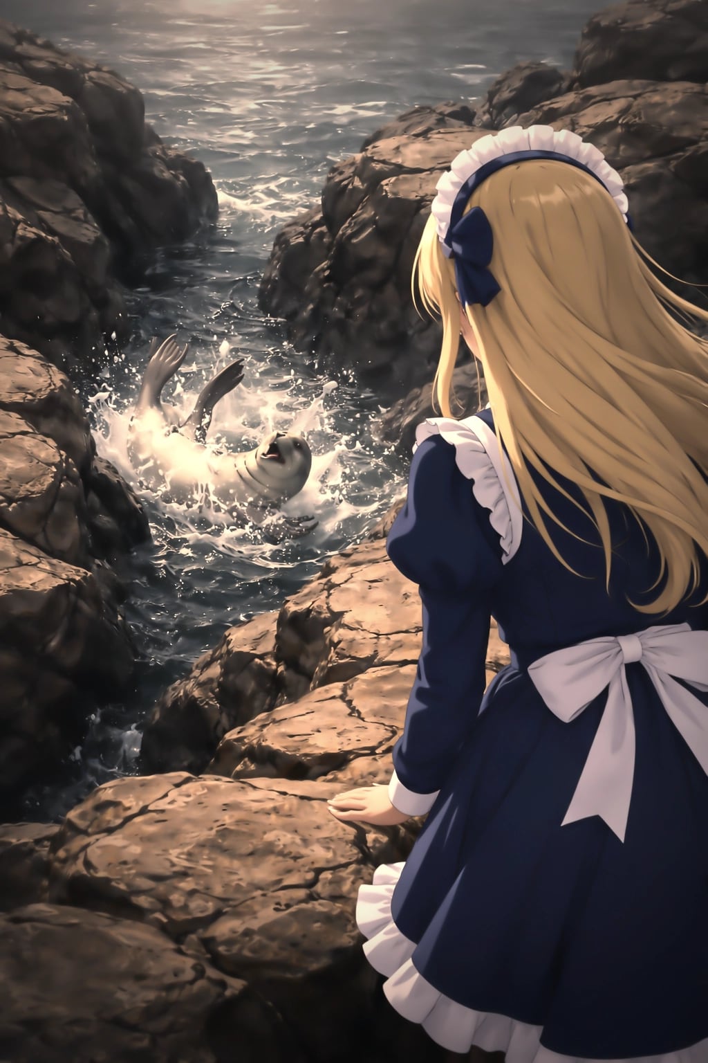 メイドとアザラシ