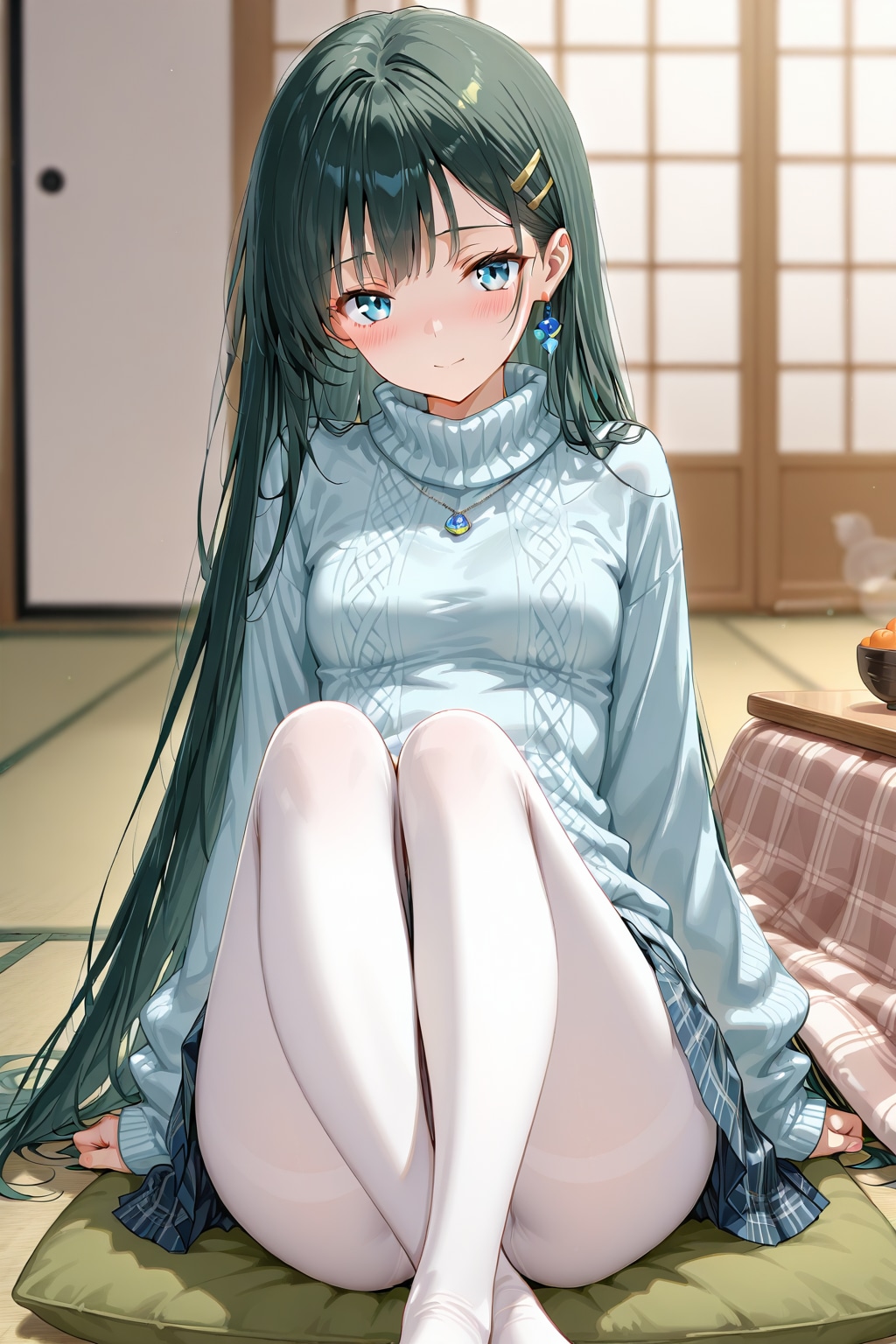 コタツと女の子