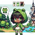 カエルガールの冒険 2枚目