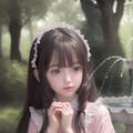 森の向こうのメイド術師 (ani2real) 4枚目
