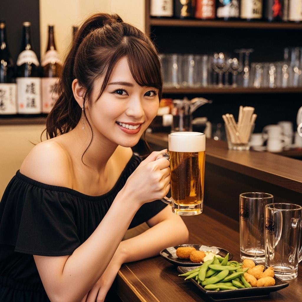 酔いつぶれるお姉さん