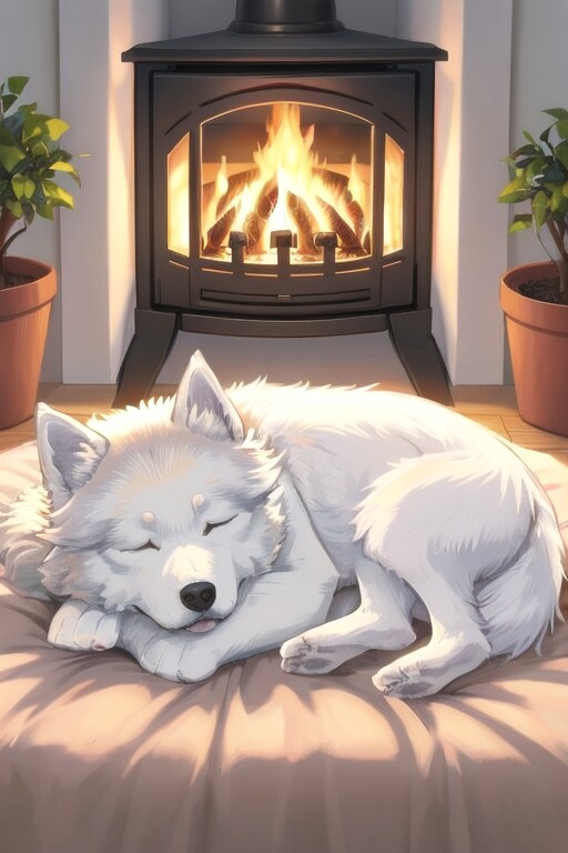 【動物】のんびり、お昼寝 | の人気AIイラスト・グラビア