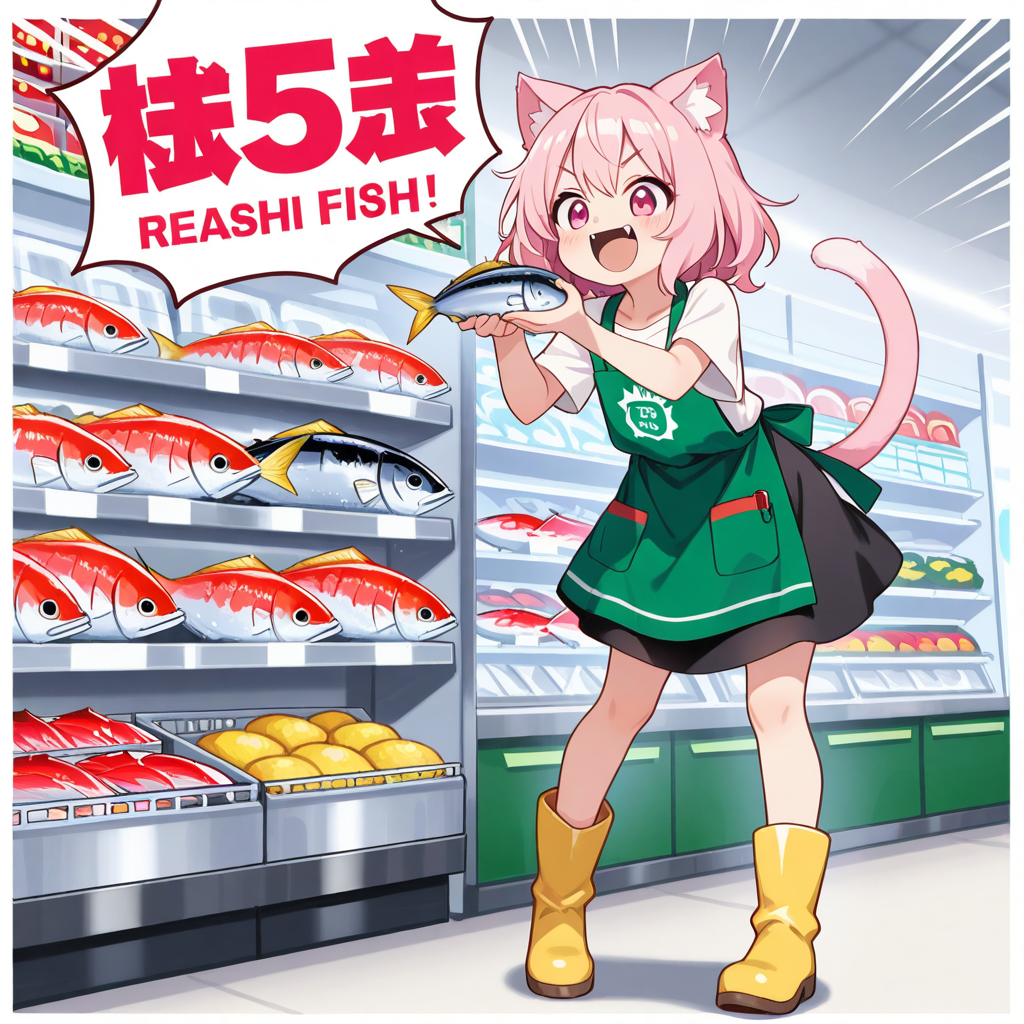 美味しいおさかにゃ、いかがかにゃ～っ！！ | の人気AIイラスト・グラビア