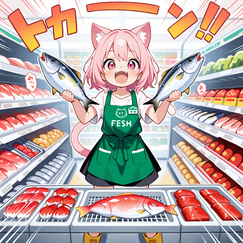 美味しいおさかにゃ、いかがかにゃ～っ！！