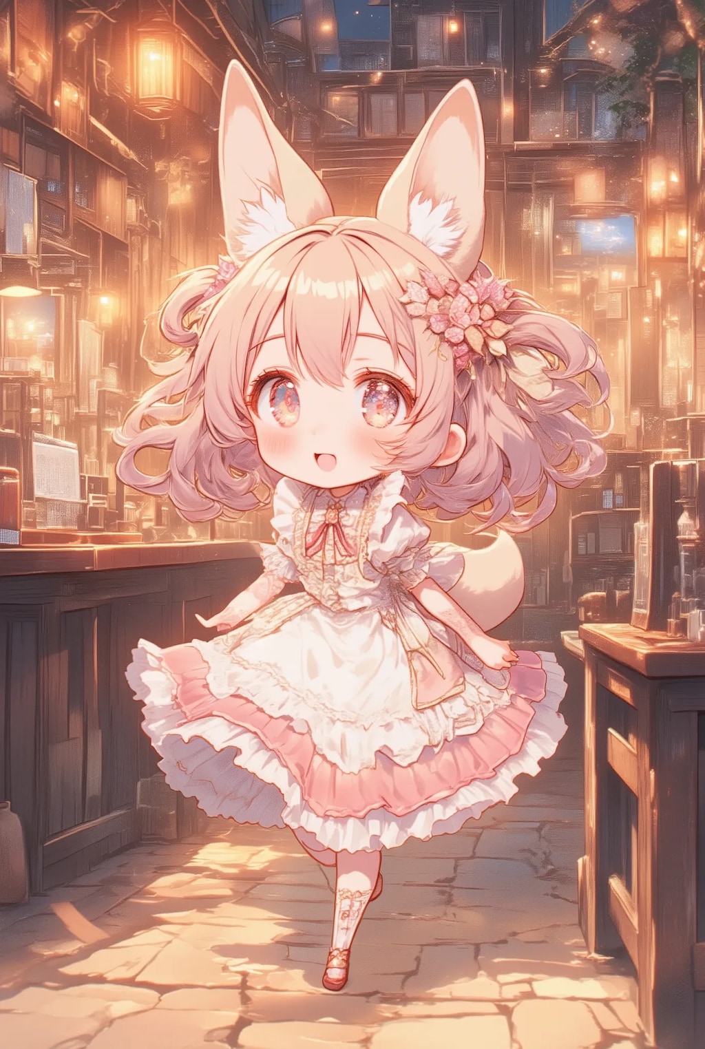 けもみみ酒場のフリフリちゃん