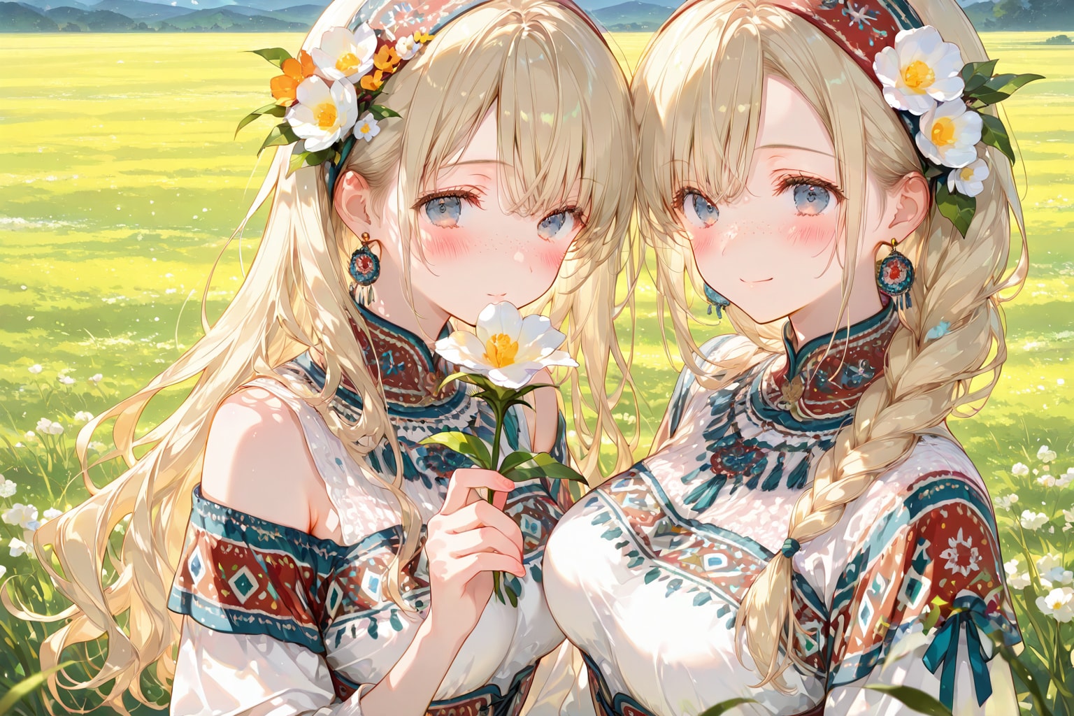 お花あげる | の人気AIイラスト・グラビア