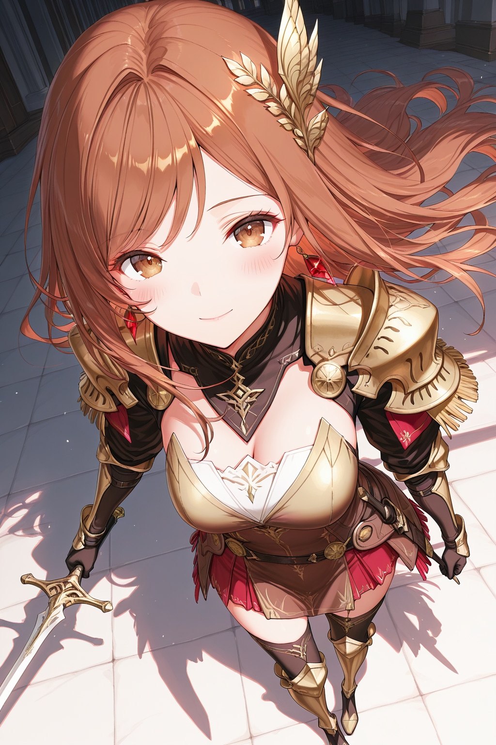 ストラップレスアーマーの聖騎士