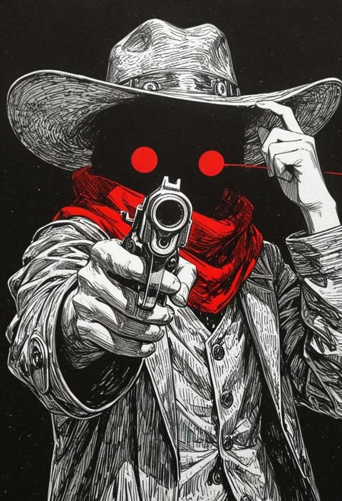 ガンマン2 | の人気AIイラスト・グラビア