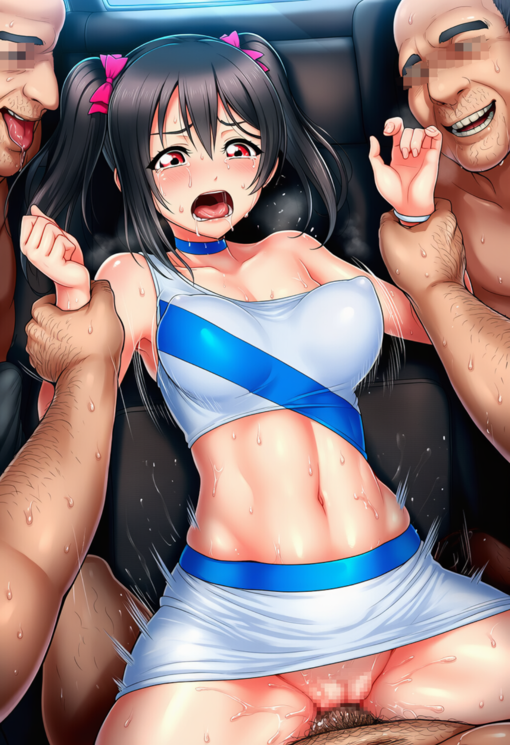 AVサイト急上昇1位・ネット拡散中：人妻にこ無修正輪姦AV