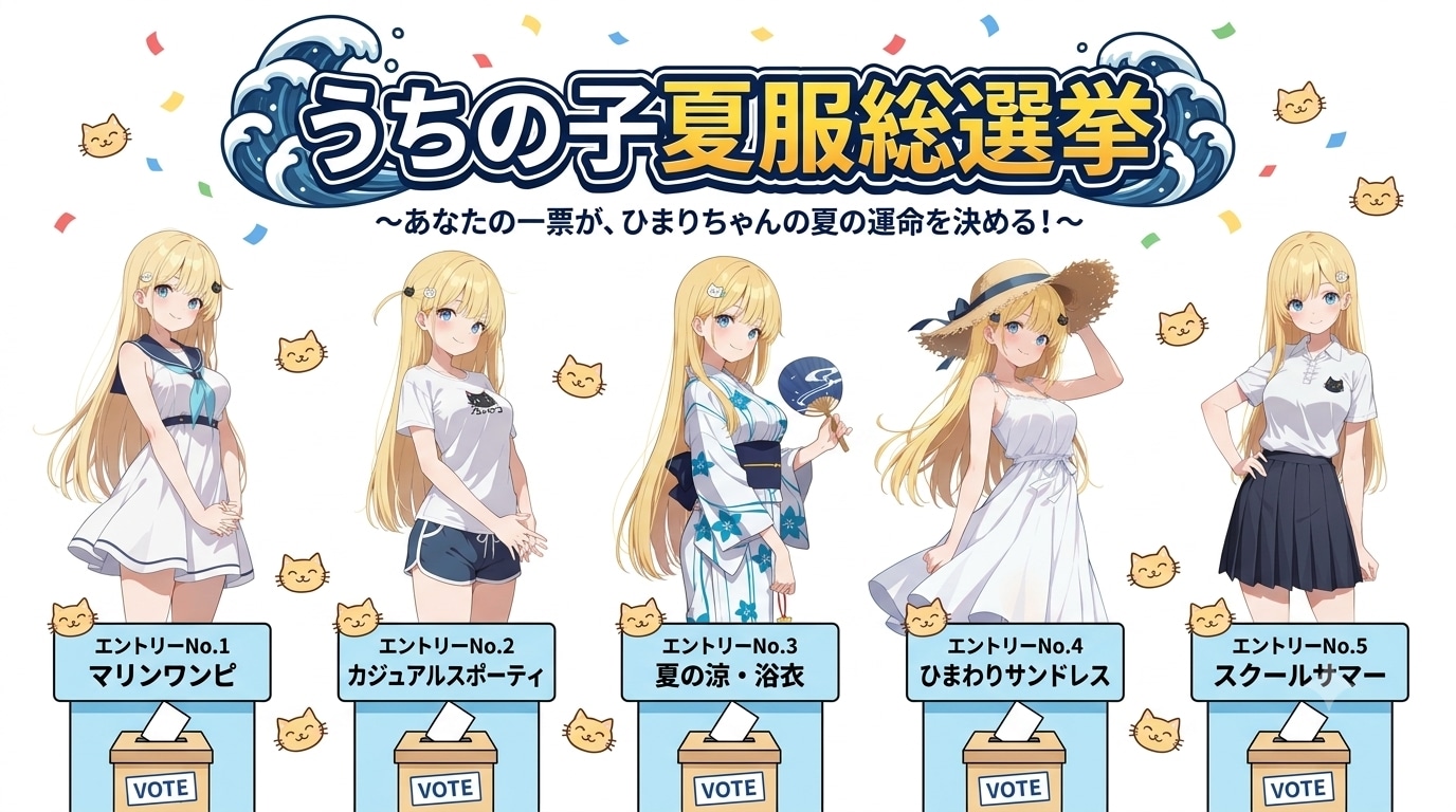 ひまりちゃんの夏服総選挙