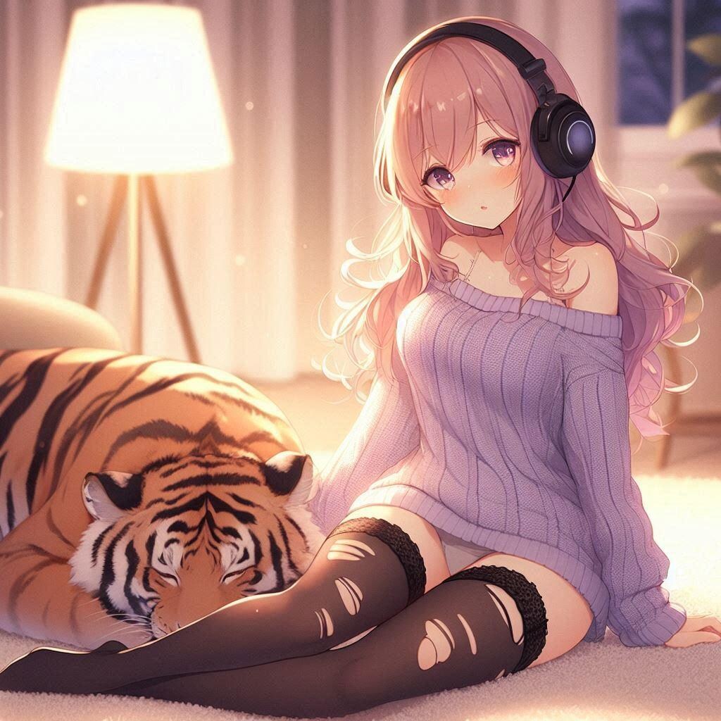 トラと寝てみたい。