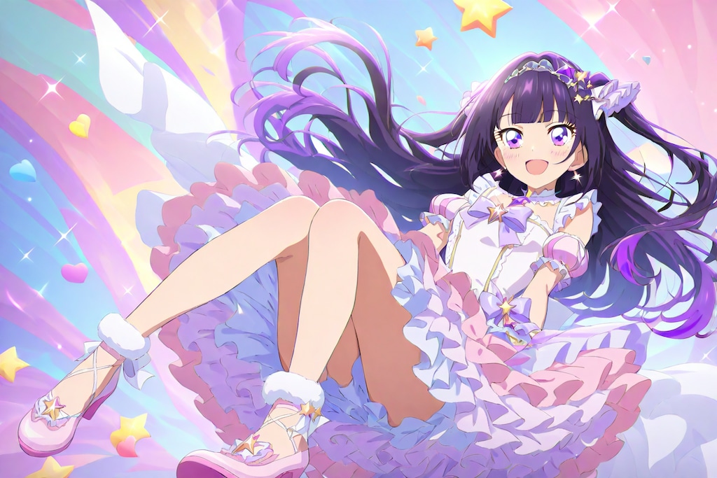 プリキュアみたいなのできた