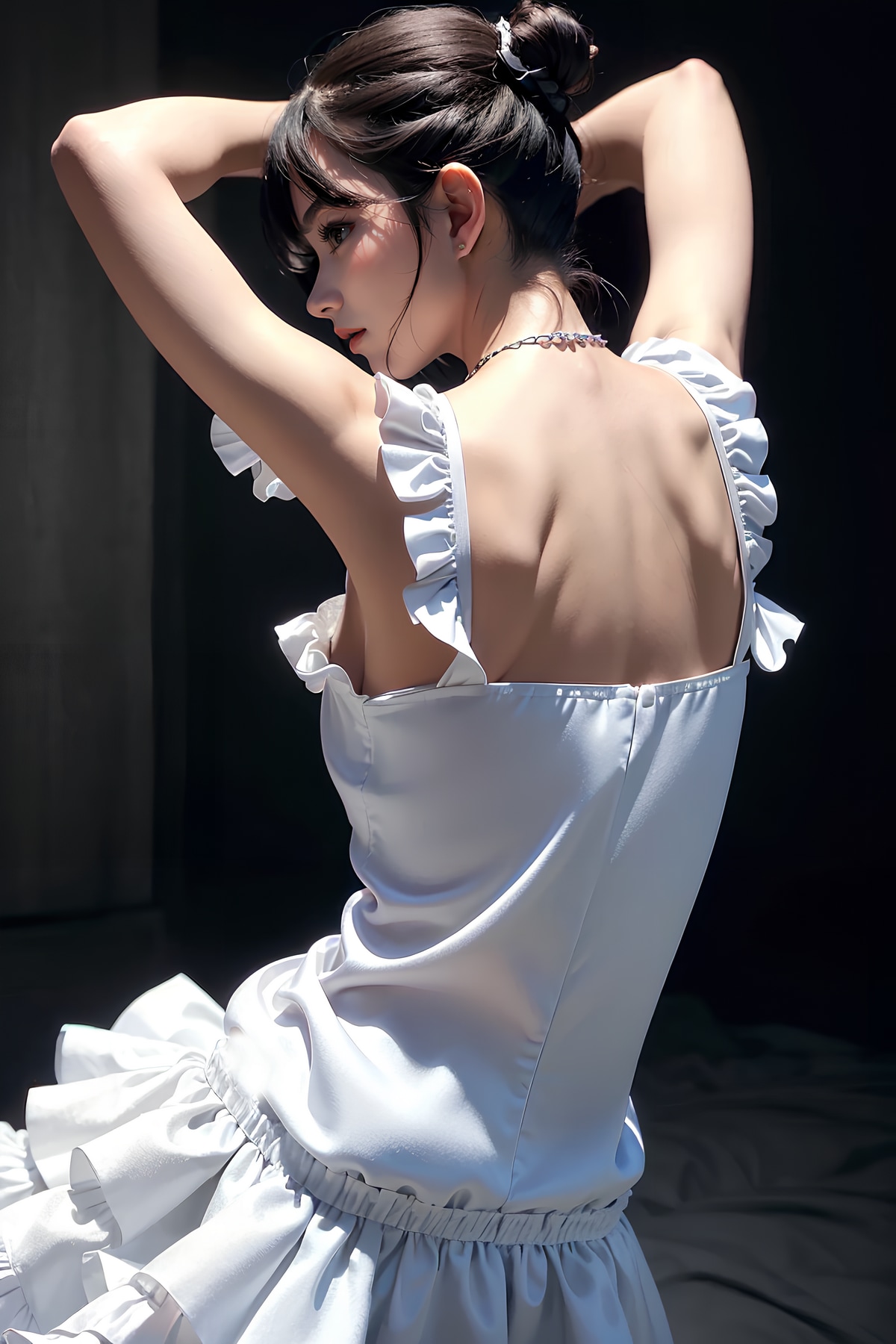 ハーフアップ | の人気AIイラスト・グラビア