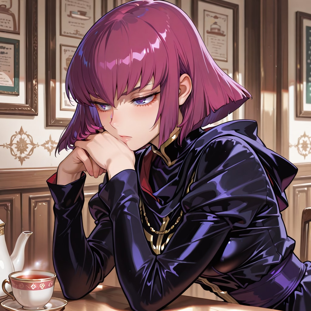 退屈なハマーン様。 | の人気AIイラスト・グラビア