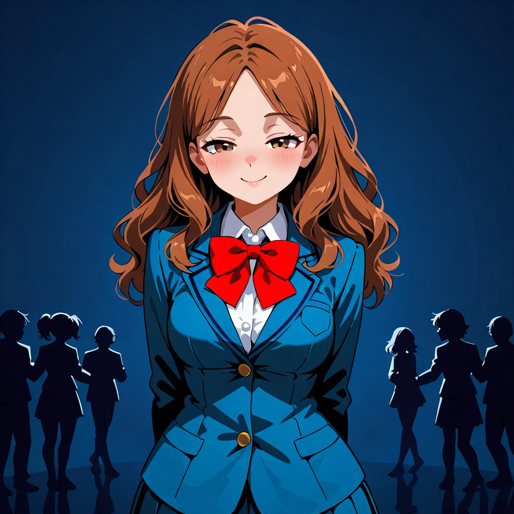 企んでいそうな友里奈ちゃん