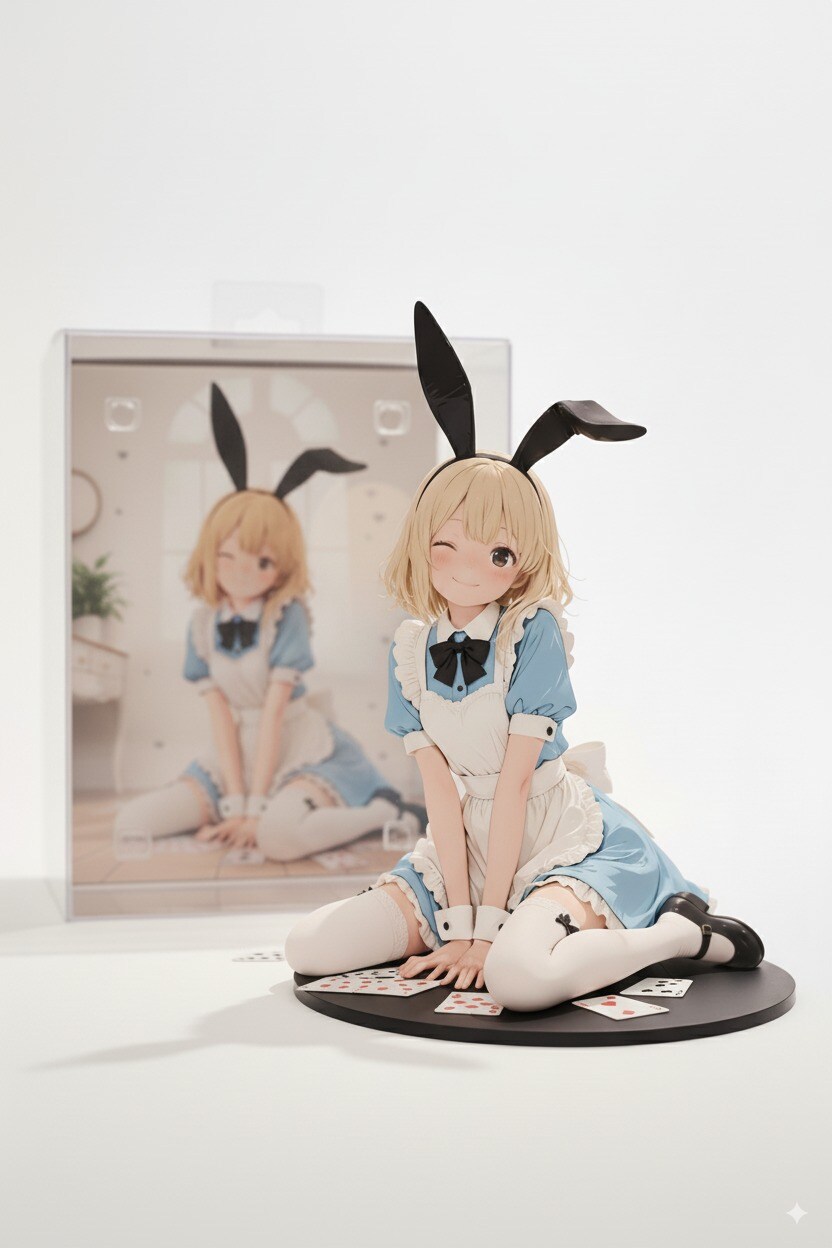 Bunny Aliceをフィギュア化 | の人気AIイラスト・グラビア