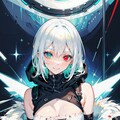白髪オッドアイサイバーぴっちりスーツ 8枚目