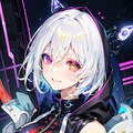 白髪オッドアイサイバーぴっちりスーツ 7枚目
