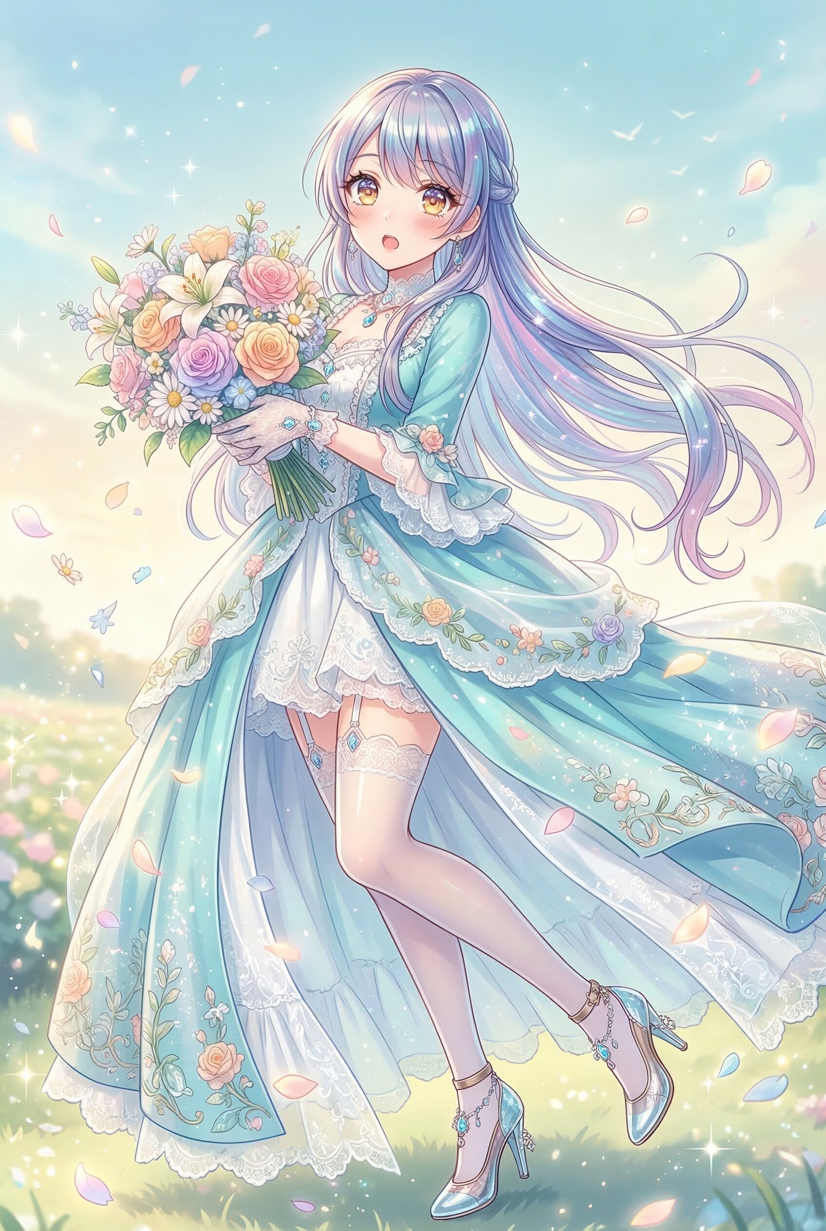 翠光花抱乙女 | の人気AIイラスト・グラビア