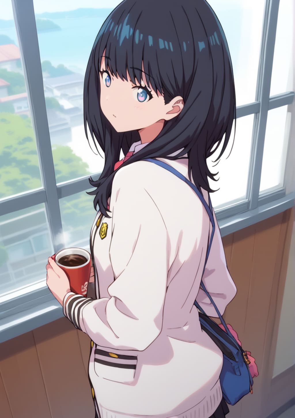 黒髪の学生
