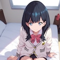 黒髪の学生 3枚目