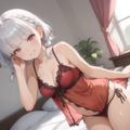 頑張っちゃう銀髪奥さん♬ 4枚目