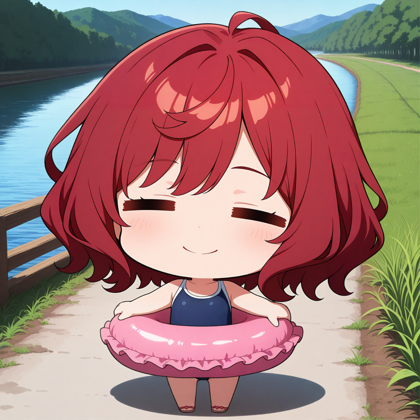 川遊び