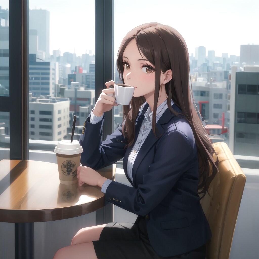 ランチタイムのカフェブレイク