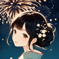 花火と小夜 2枚目