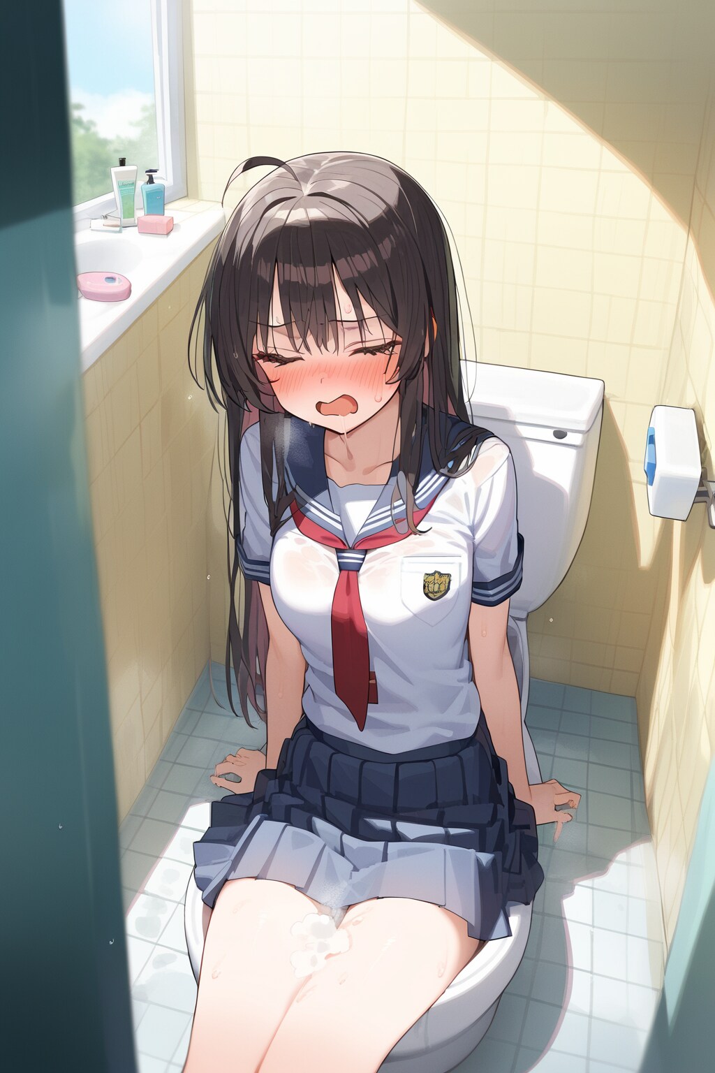 “こんなところで出すなんて最低”