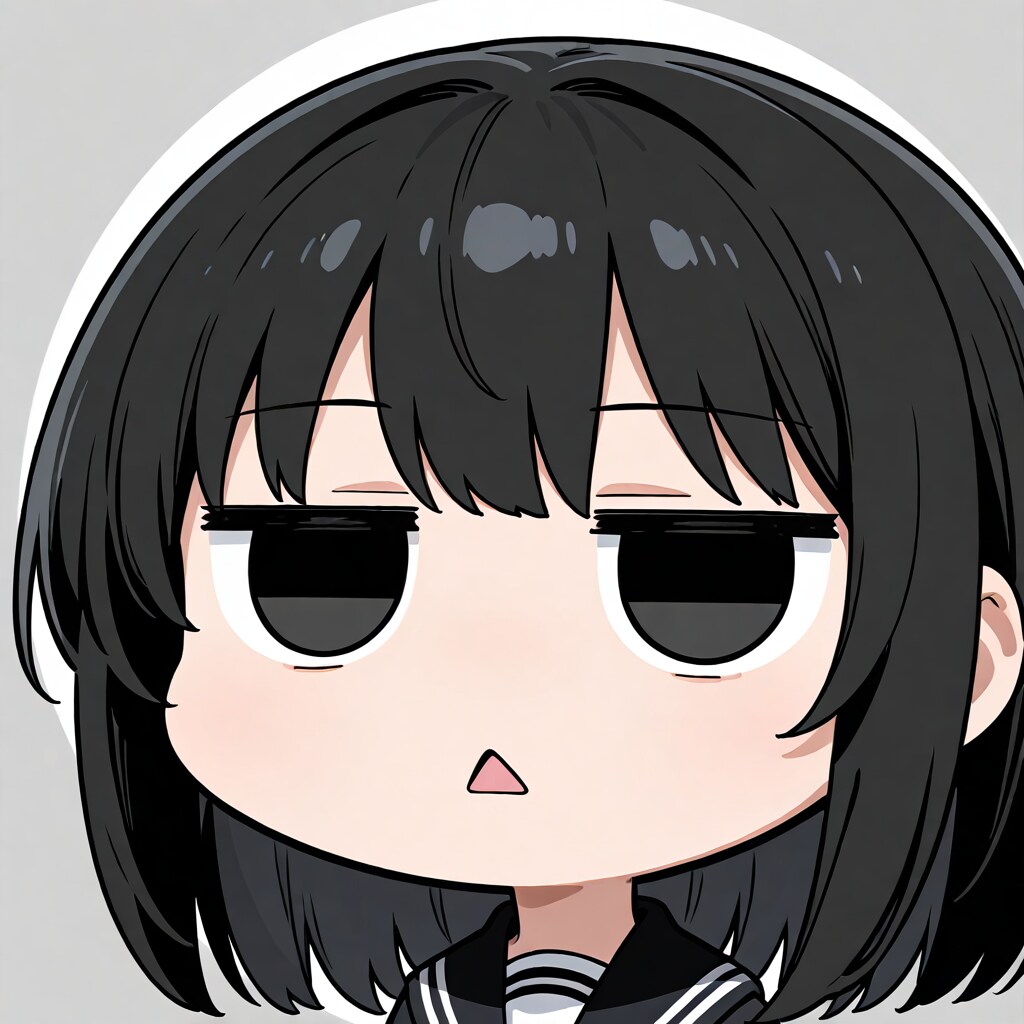ジト目女学生