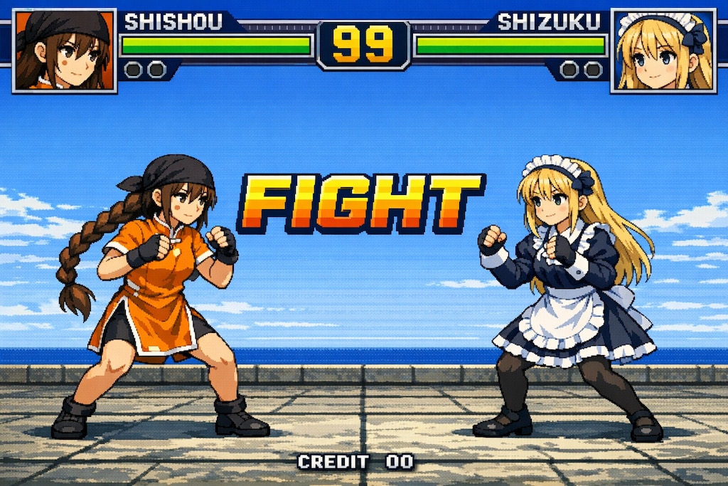 [FA]乙女の対決!(SHISHOU vs SHIZUKU)