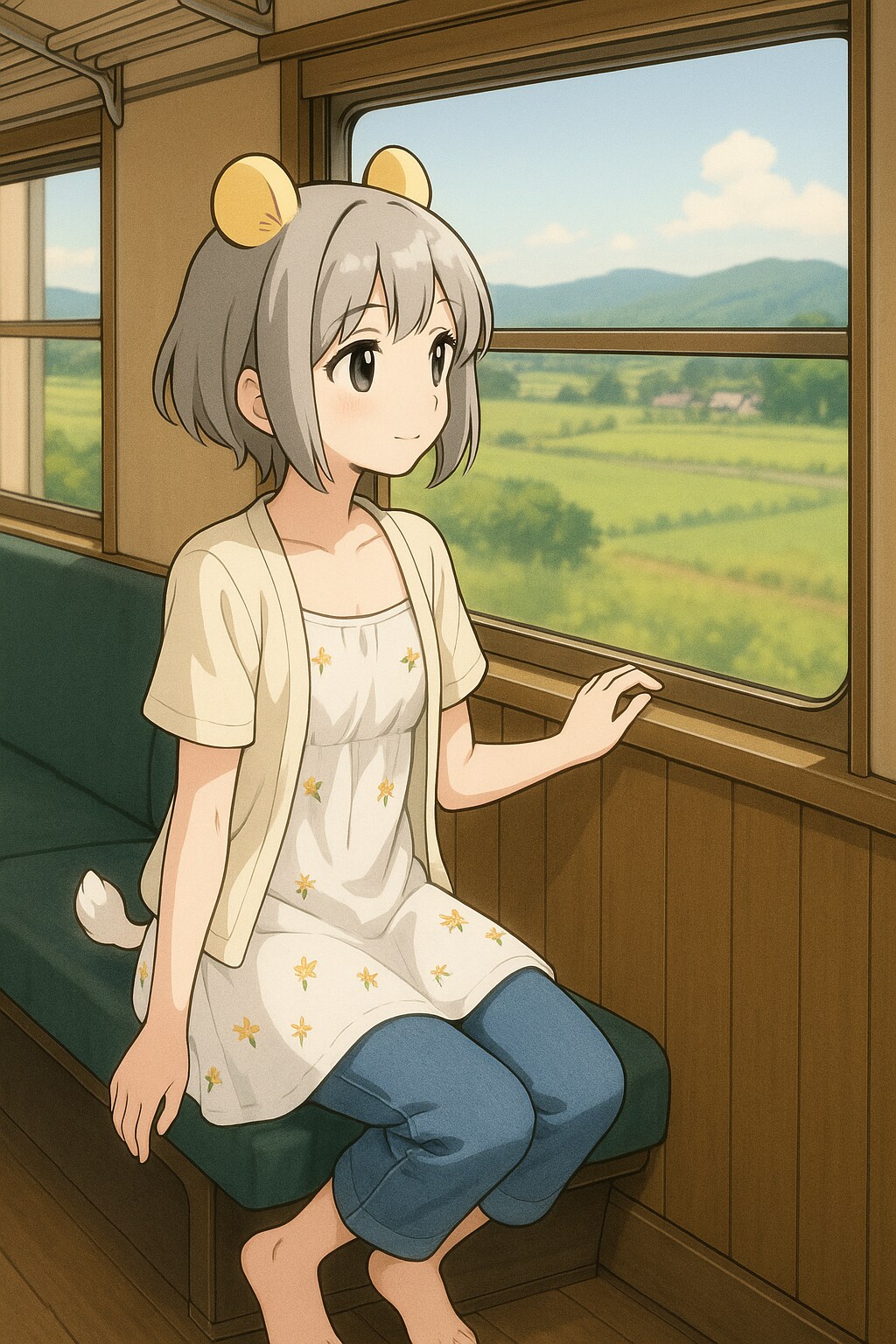 電車に揺られて。