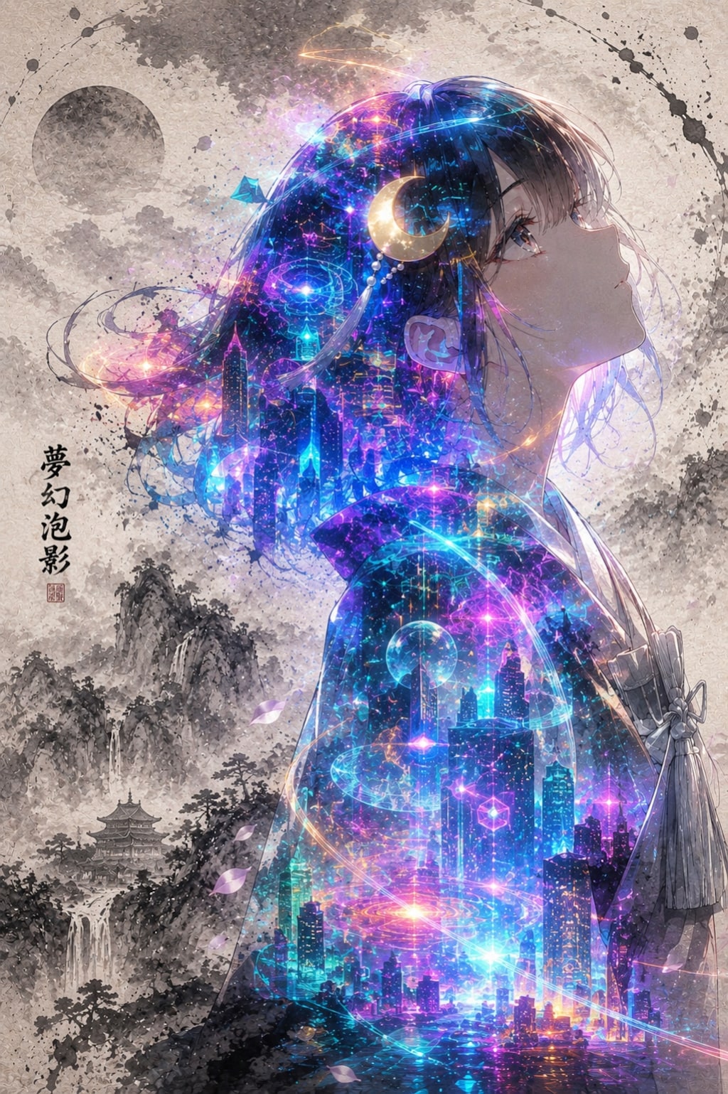 水墨とサイバー