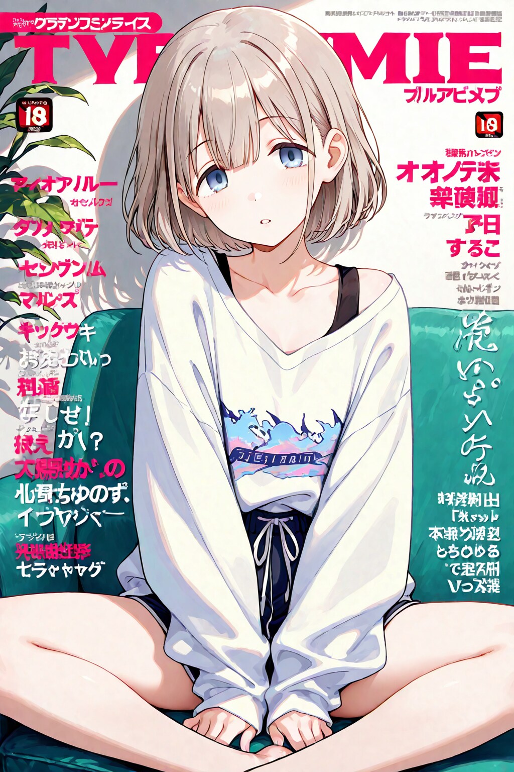 雑誌の表紙 あさひ