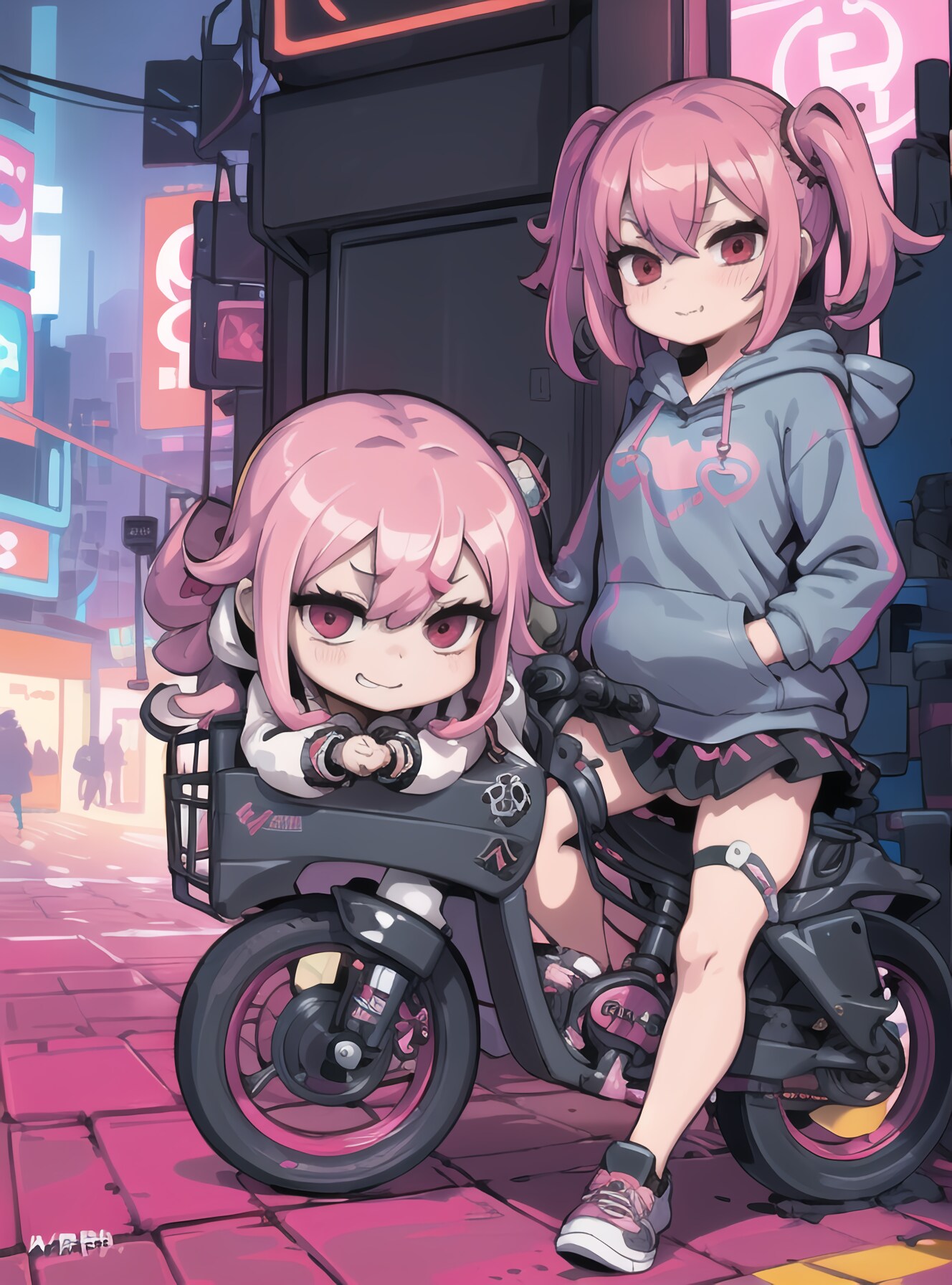 子連れ狼 in サイバーパンクシティ