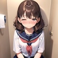 化粧室で二人きり(2) 6枚目