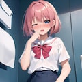 化粧室で二人きり(2) 5枚目