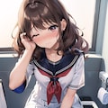 化粧室で二人きり(2) 3枚目