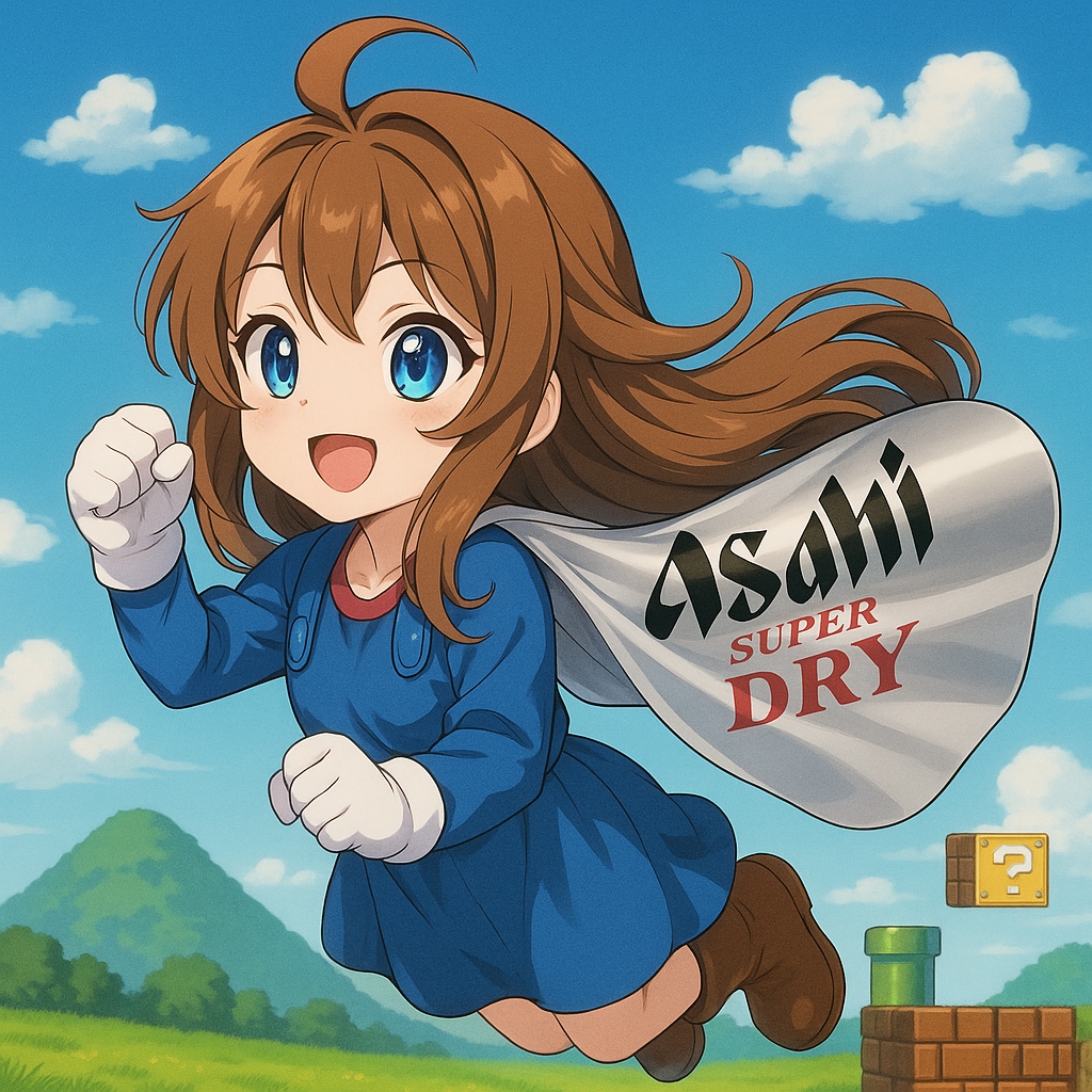 マントで空飛ぶ小さな女の子 | の人気AIイラスト・グラビア