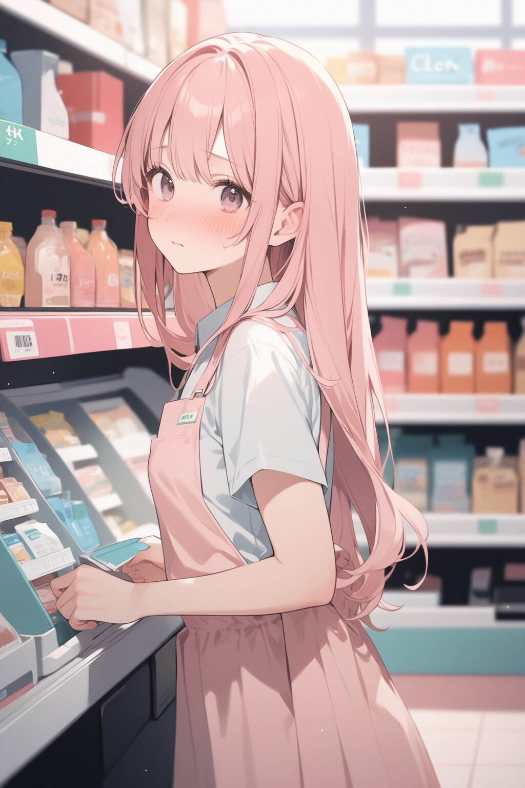 コンビニ店員（1） | の人気AIイラスト・グラビア