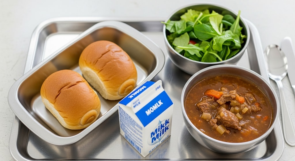 摩訶不思議食堂の給食セット