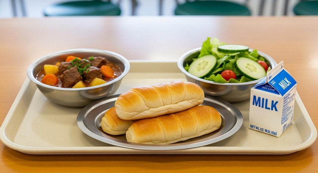 摩訶不思議食堂の給食セット