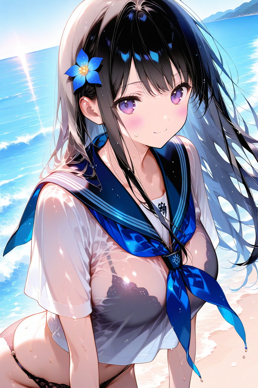 このまま泳いじゃおうかな