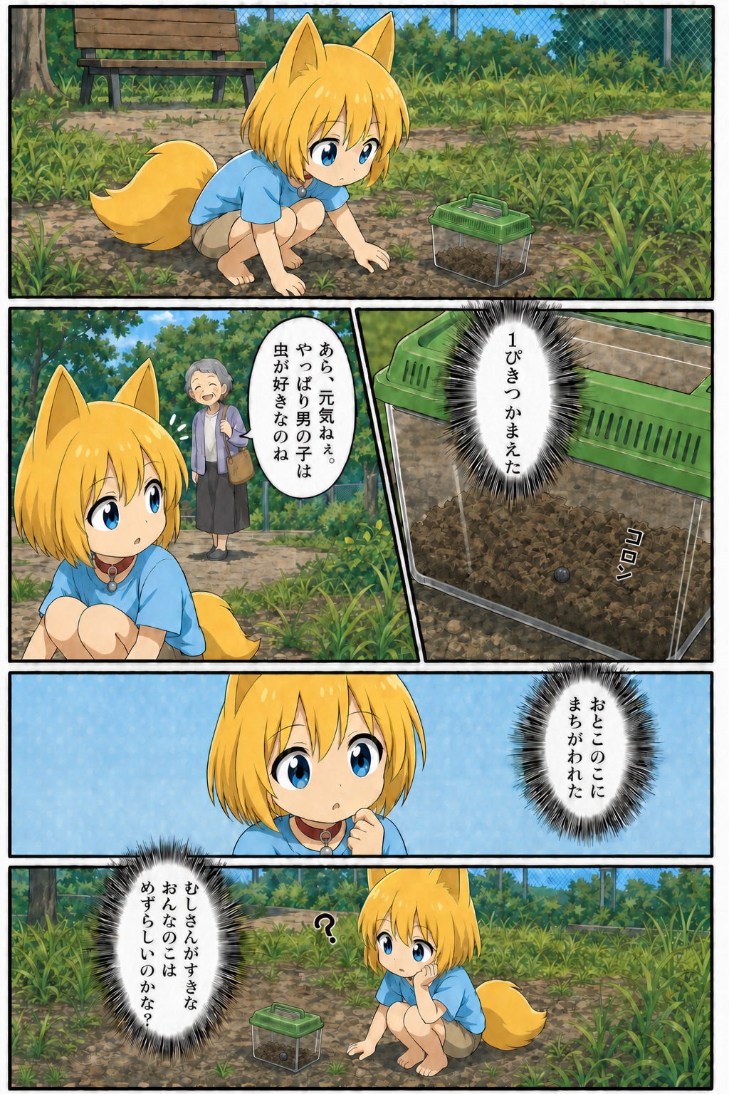 性別を間違われるキツネ