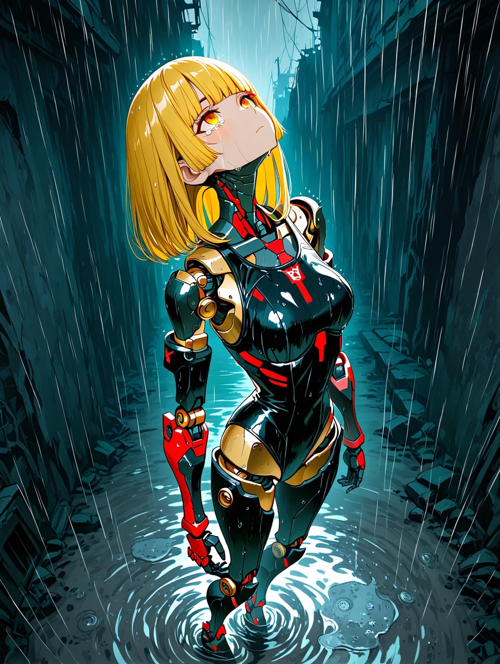 廃墟に佇む少女の慟哭