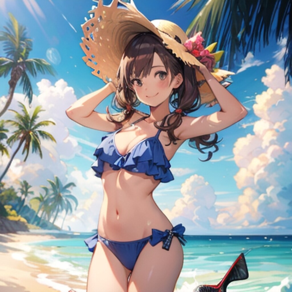 麦わら帽子の白井さん