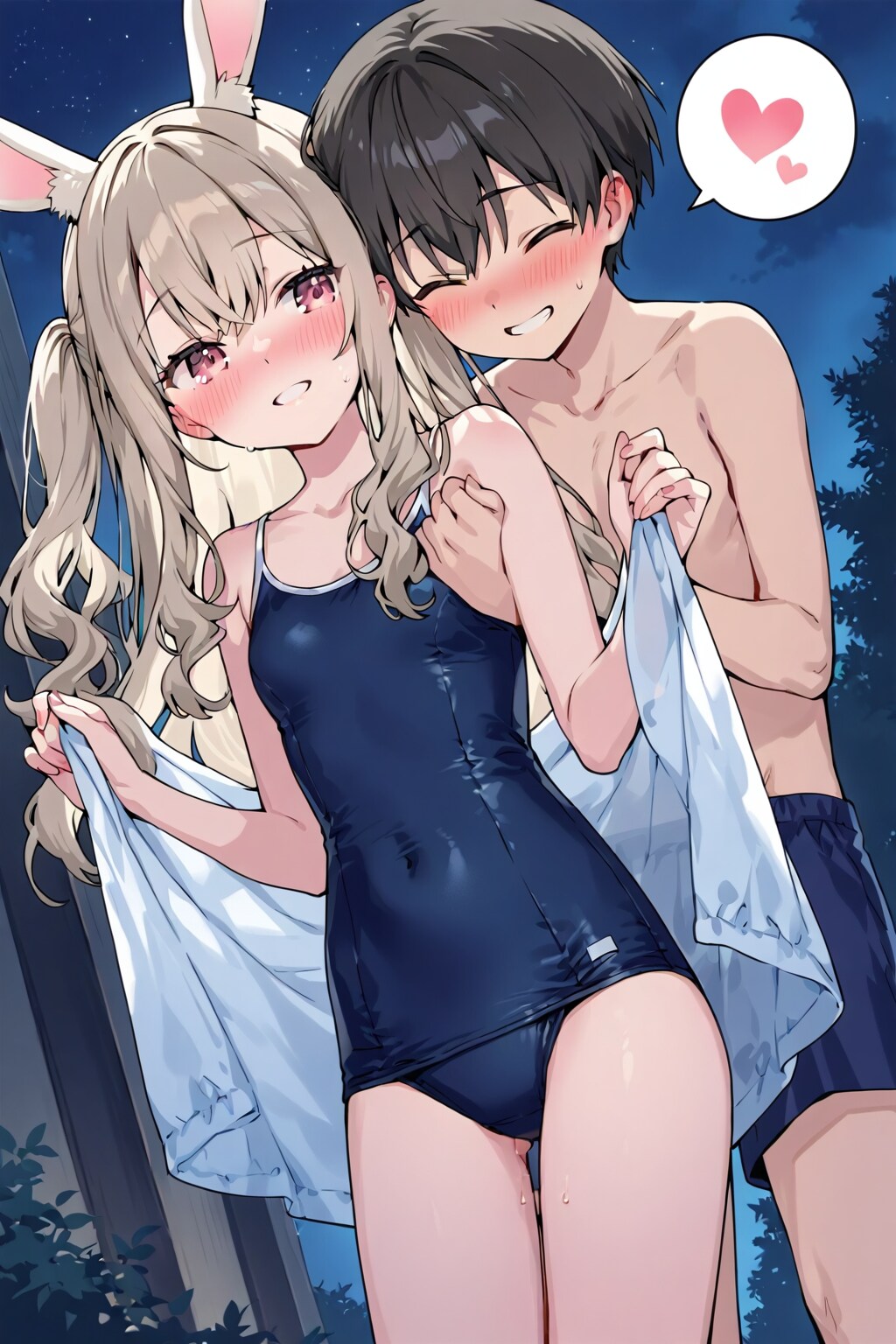 うさぎさん捕まえたぞ♪